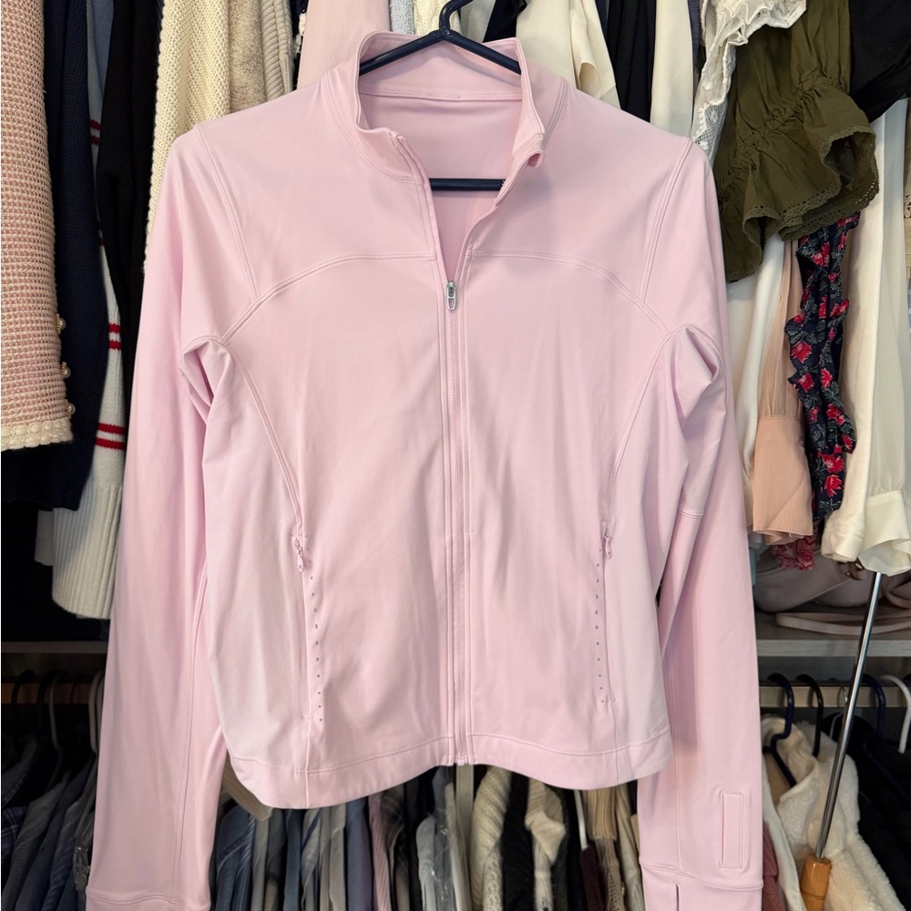 NWOT Lululemon Define Cropped Jacket *Nulu Size 10 in Blush